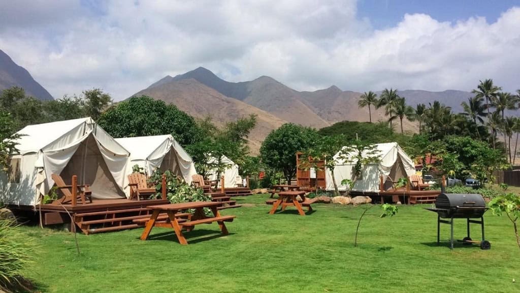 Camp Olowalu Rustic Tropical Getaway