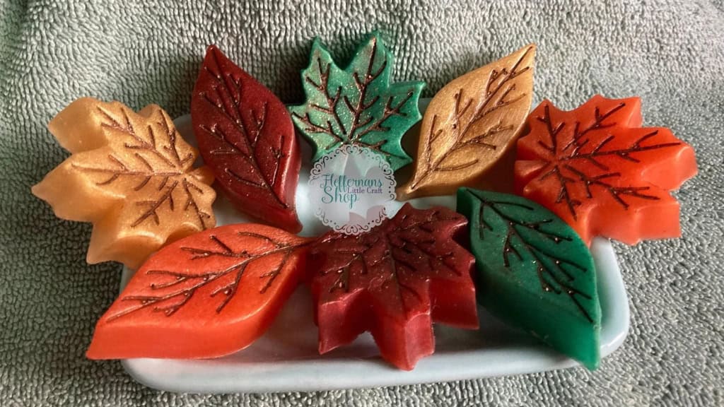 Soap Leaf Fall Leaves Autumn Favors