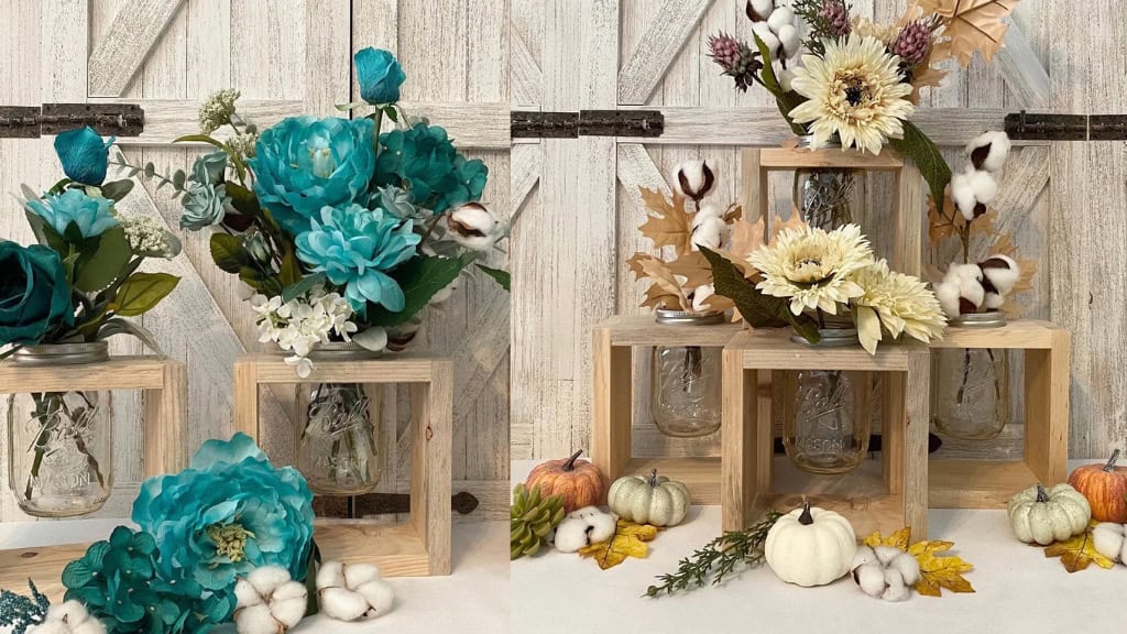 Rustic Wedding Mason Jar Holders