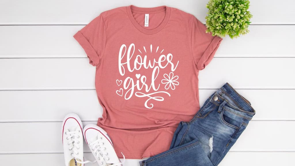 Flower Girl Stylish T-Shirt