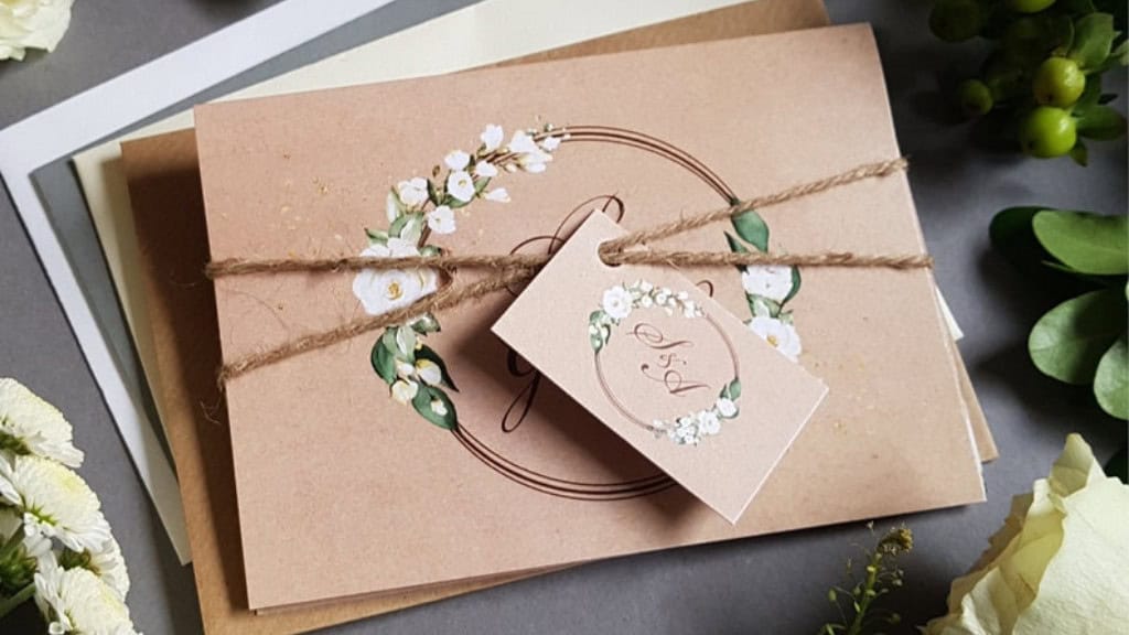 Rustic Disney Wedding Invitation Set
