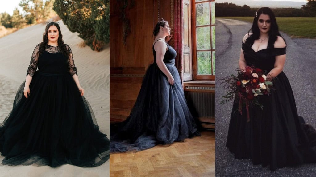 Black Italian Tulle Skirt Gown
