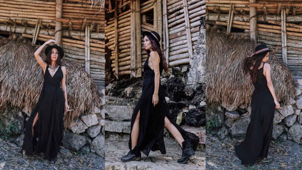 Maxi Slit Sleeveless Wrap Dress