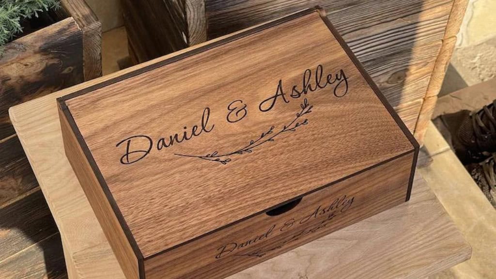 Personalized Wooden Memory Keepsake Box