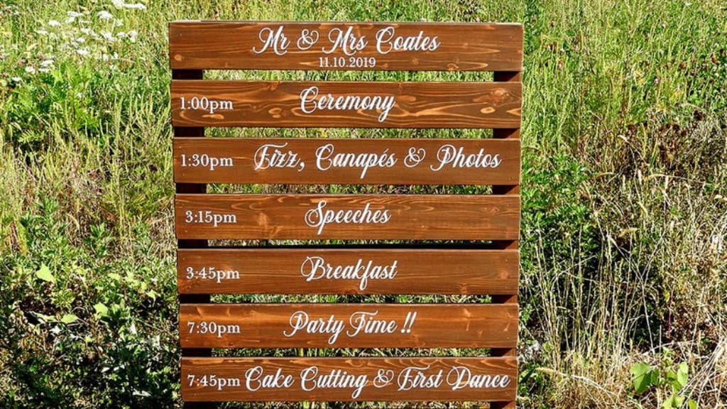 Large Wedding Ceremony Pallet