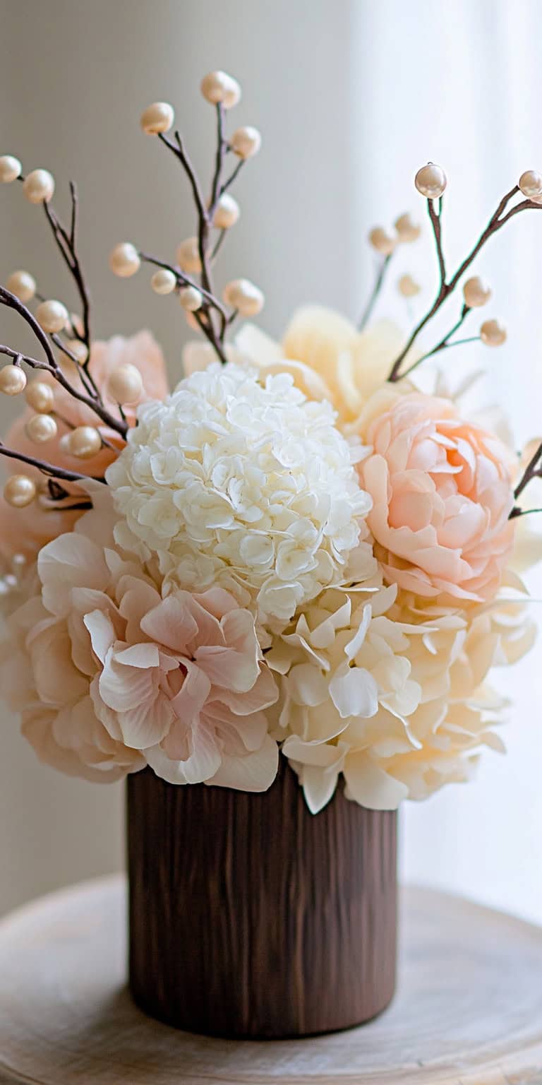 Small Silk Hydrangea 1