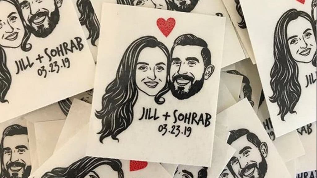 Personalized Photo Temporary Tattoos