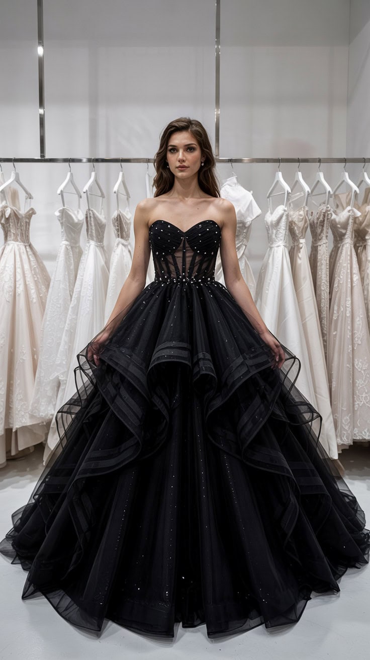 a high fashion photograph of a black bal pL1KRwrERlqTEfw08NQbzg TBqVYmH8QnWK9i1ktOMjiA