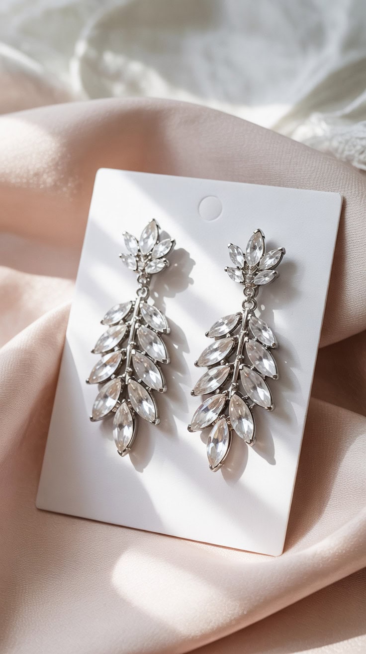 a photograph of elegant crystal drop ear Ql8ois39SMGXdw7E JYGtg q3oO2JhpR4ukl5sjshptkw