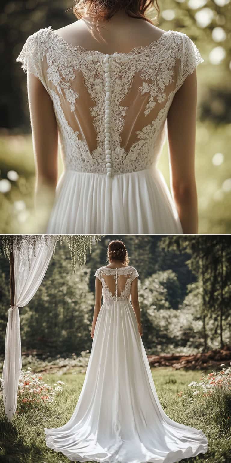 jakecain7 A photorealistic image of a simple boho lace weddin 105325b8 3629 44b4 bd9e 863c438caa8d 2