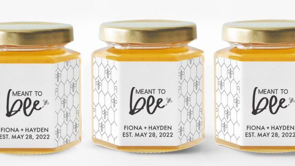 Honey Jar Wedding Favors - Mini 2.25oz