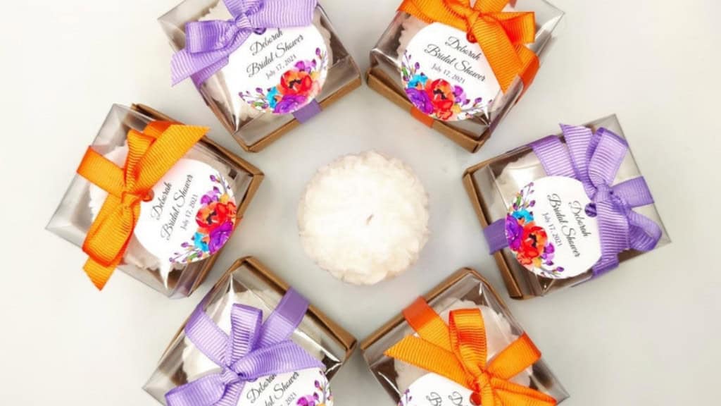 Customizable Rose Wedding Candle Favors