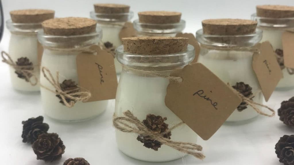 Winter Wedding Mini Soy Candles