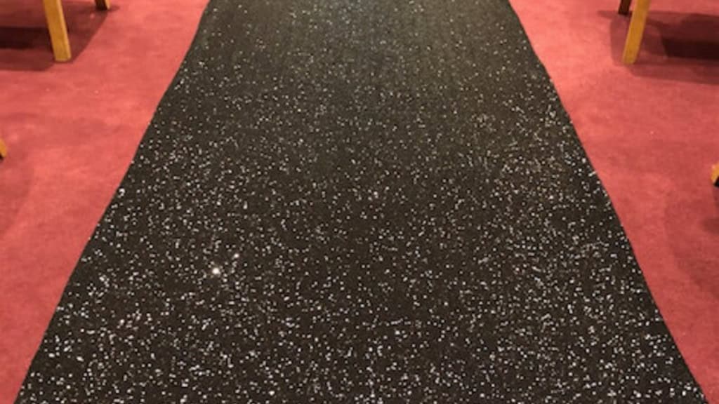 Glamorous Full Sequin Wedding Aisle Runner
