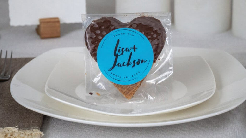 Handmade Stroopwafel Wedding Favors