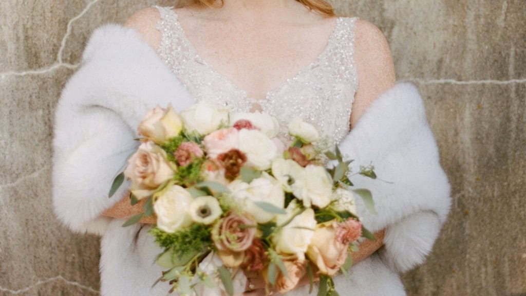 Wedding Fur Shawl