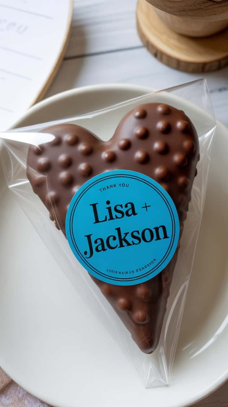a close up photograph of a chocolate