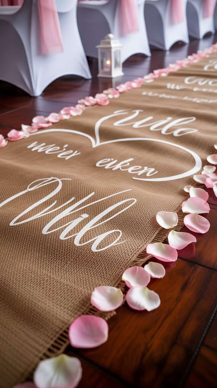 a close up photograph of a wedding aisle bhUK 7QYToys9TaIGvDMlg ovaqRqkxRUGaXKME7 g ZQ