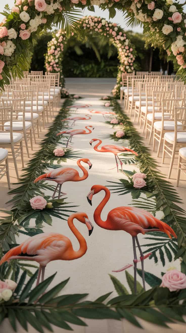 a luxurious wedding ceremony featuring