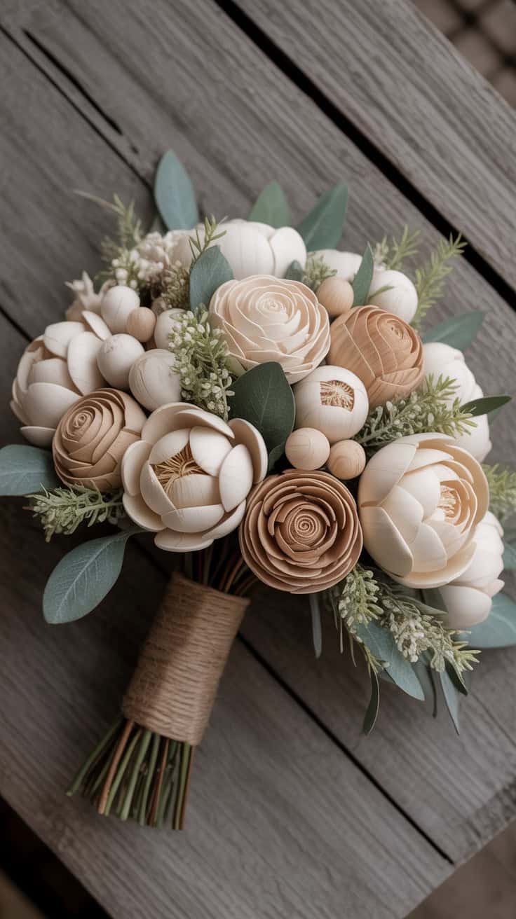 a rustic wedding bouquet photographed fr Yu6NowcwQ f7XsrfmeoJg jF