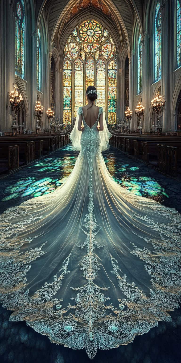 jakecain7 Photorealistic image of a mermaid wedding dress wit 12e7494c 3ac9 4bbf 8a41 a87ce98d1885 3