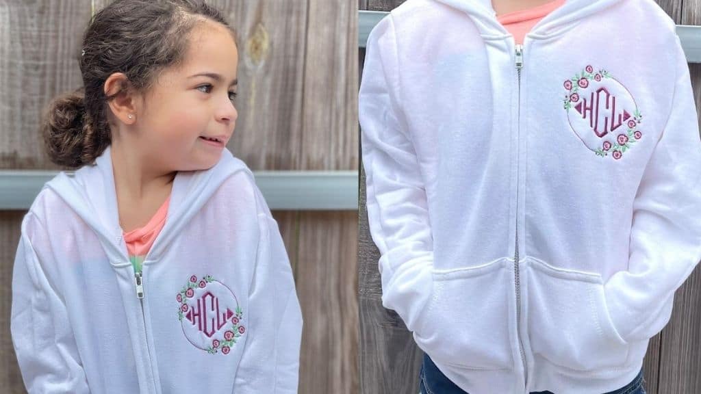 Personalized Flower Girl Hoodie