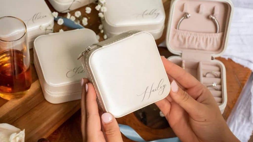 Established Co. Bridesmaids Travel Jewelry Case
