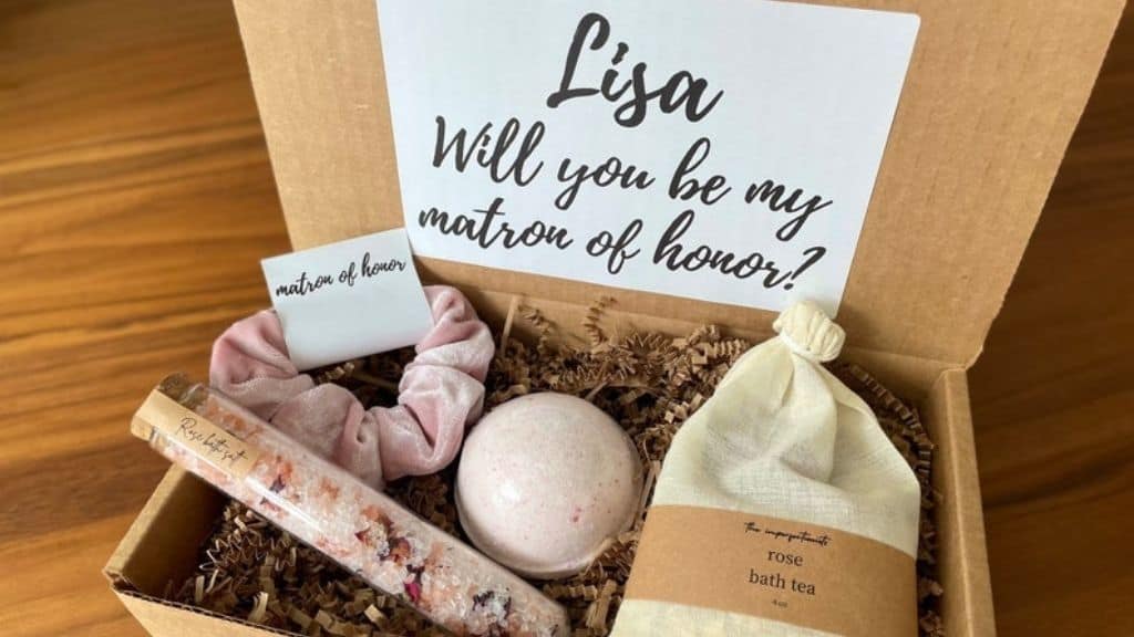Personalized Zero Waste Bridesmaid Proposal Gift