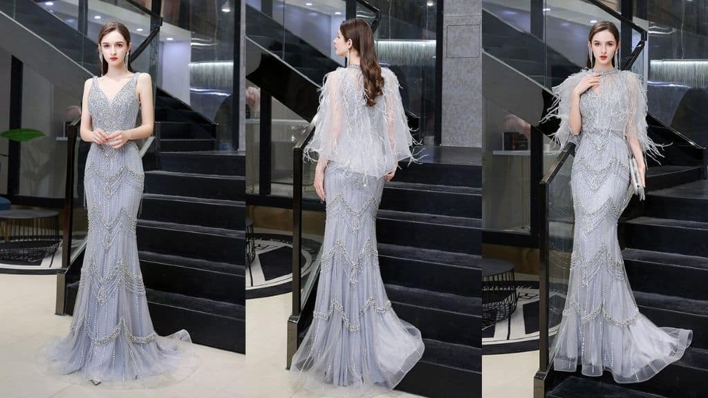 Gatsby Vintage Style 20’s Wedding Dress