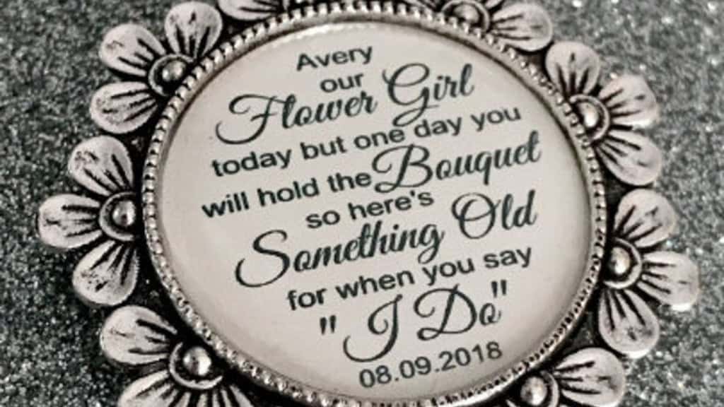 Bridesmaid & Flower Girl Keepsake Charm