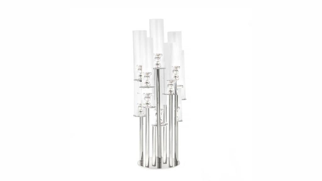 Crystal Glass 7-10 Arm Candelabra