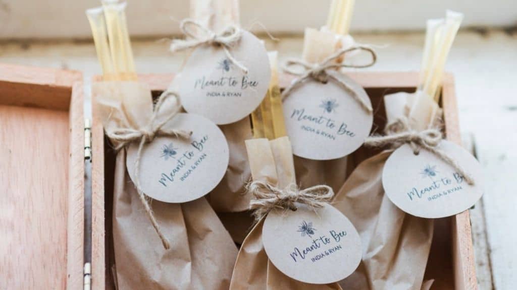 100% Pure Honey Stick Favors - 12 Pack