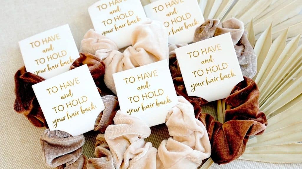 Bridesmaid Hair and Bracelet Scrunchies
