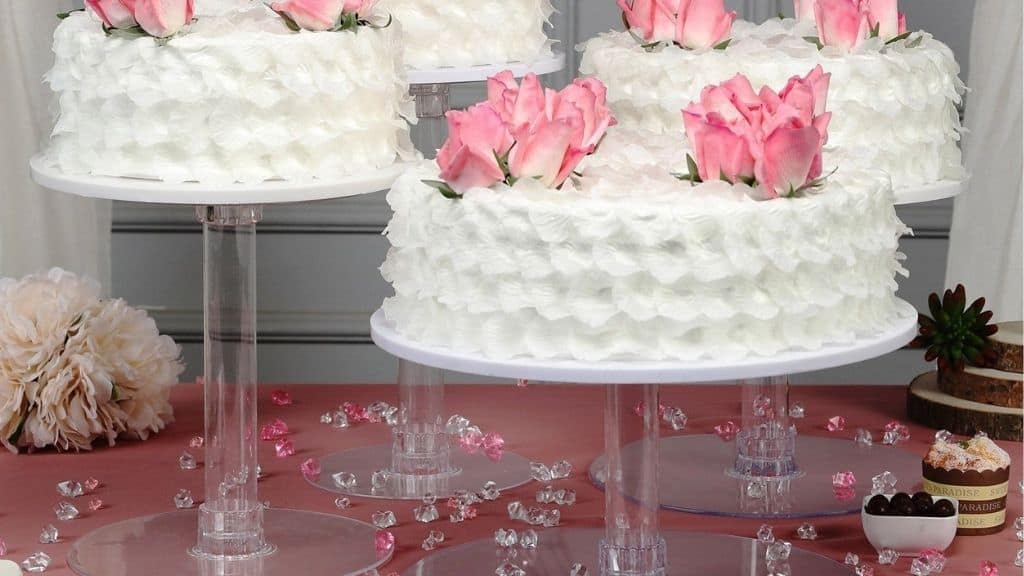 4 Tier XL Clear Acrylic Cake Stand