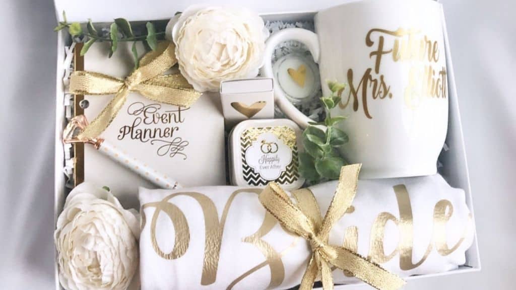 Bride to Be Personalized Bridal Gift Basket