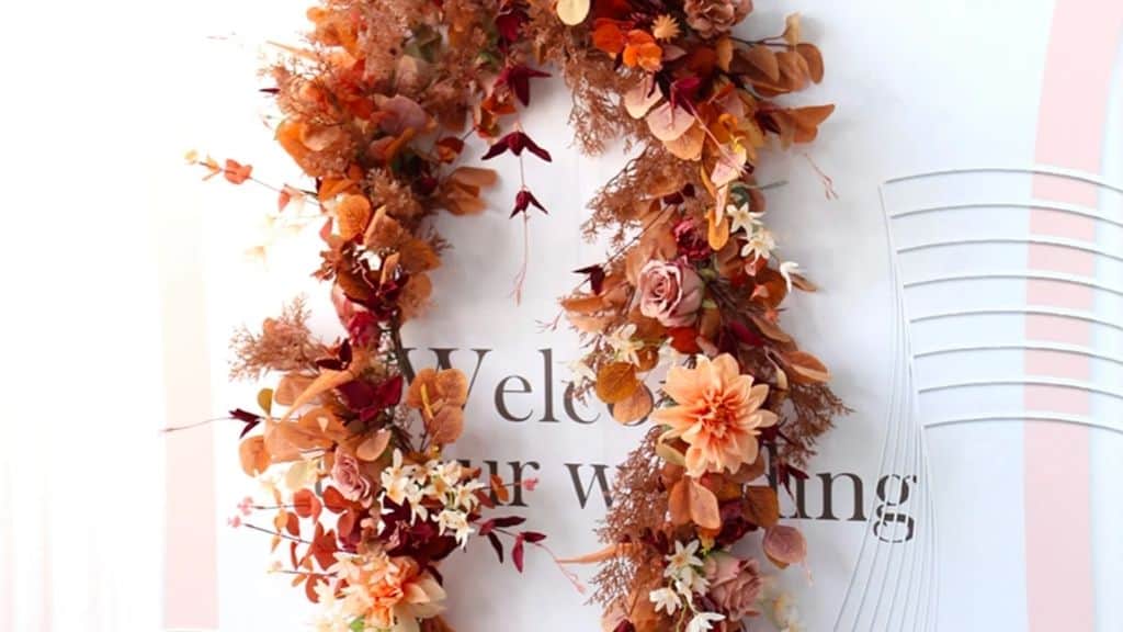 Elegant Flower Garland for Decor