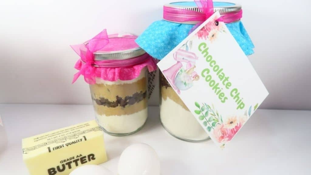 Cookie Mix In A Jar with Instructions