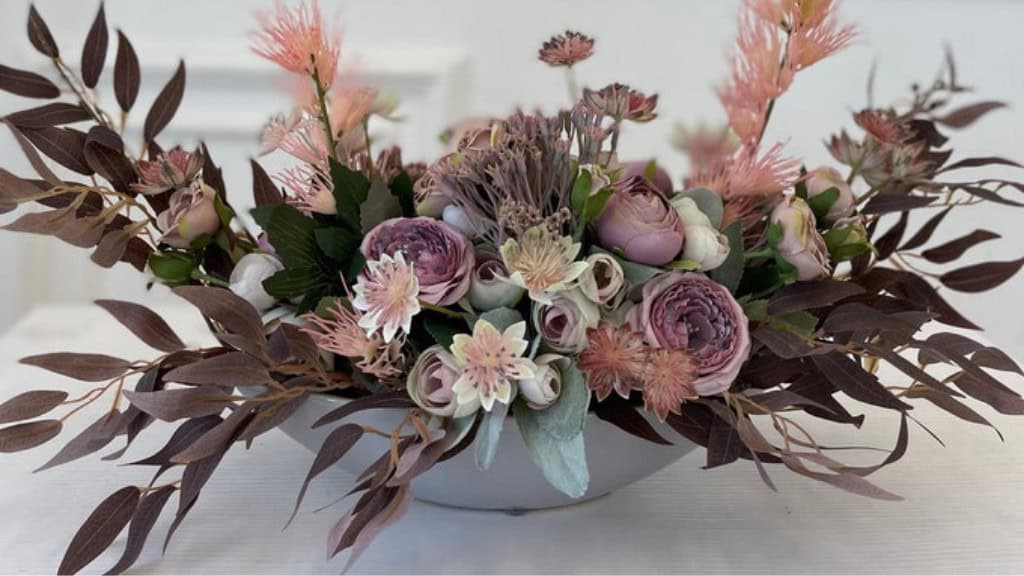 Dusty Rose Floral Arrangement