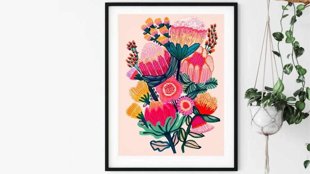 Australian Art Designer Tea Towel