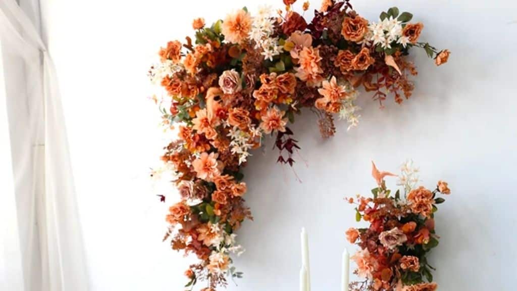 Autumn Silk Flowers Arrangement