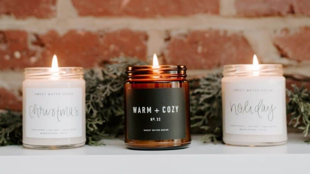 Warm and Cozy Essential Oils Candle
