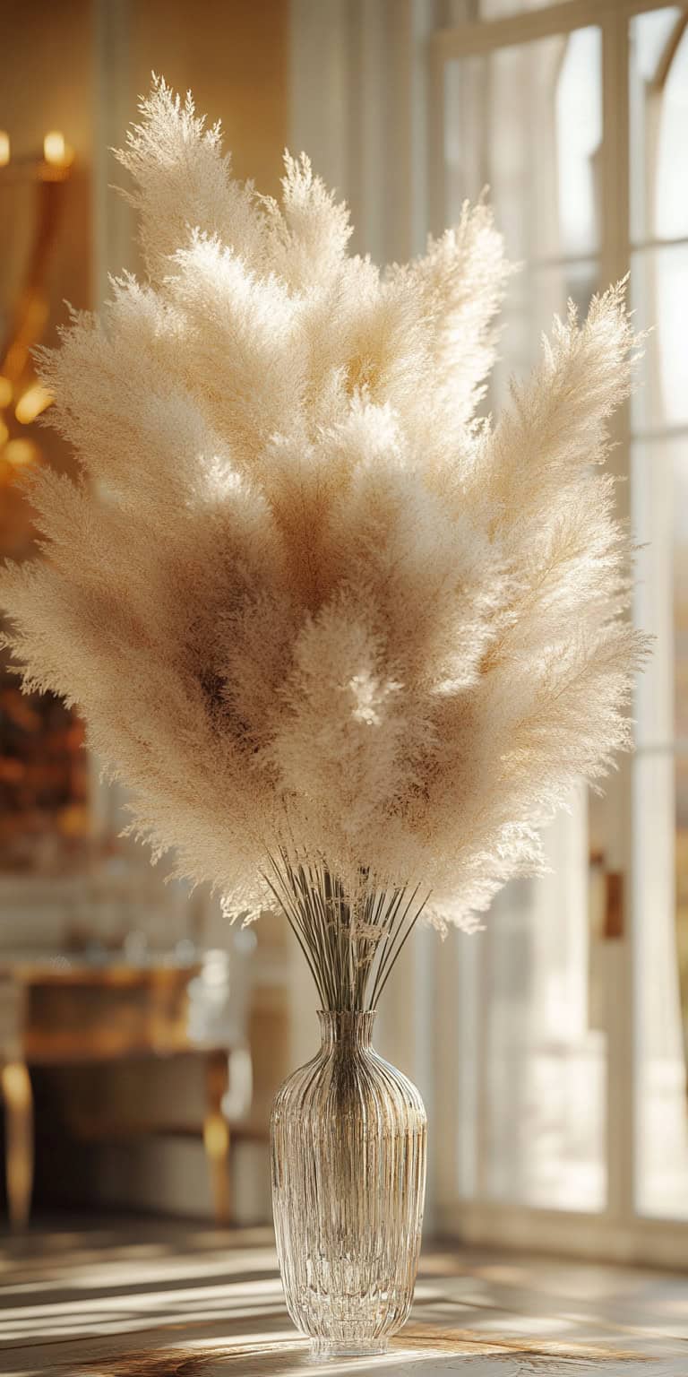 Cream Pampas Grass 1