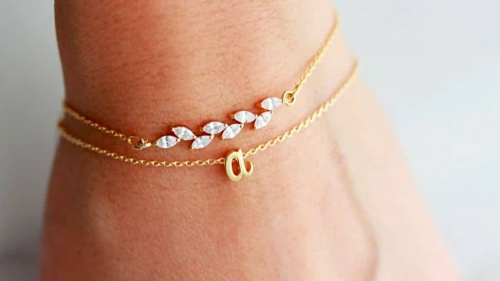 Tom Design Crystal Vine Bracelet