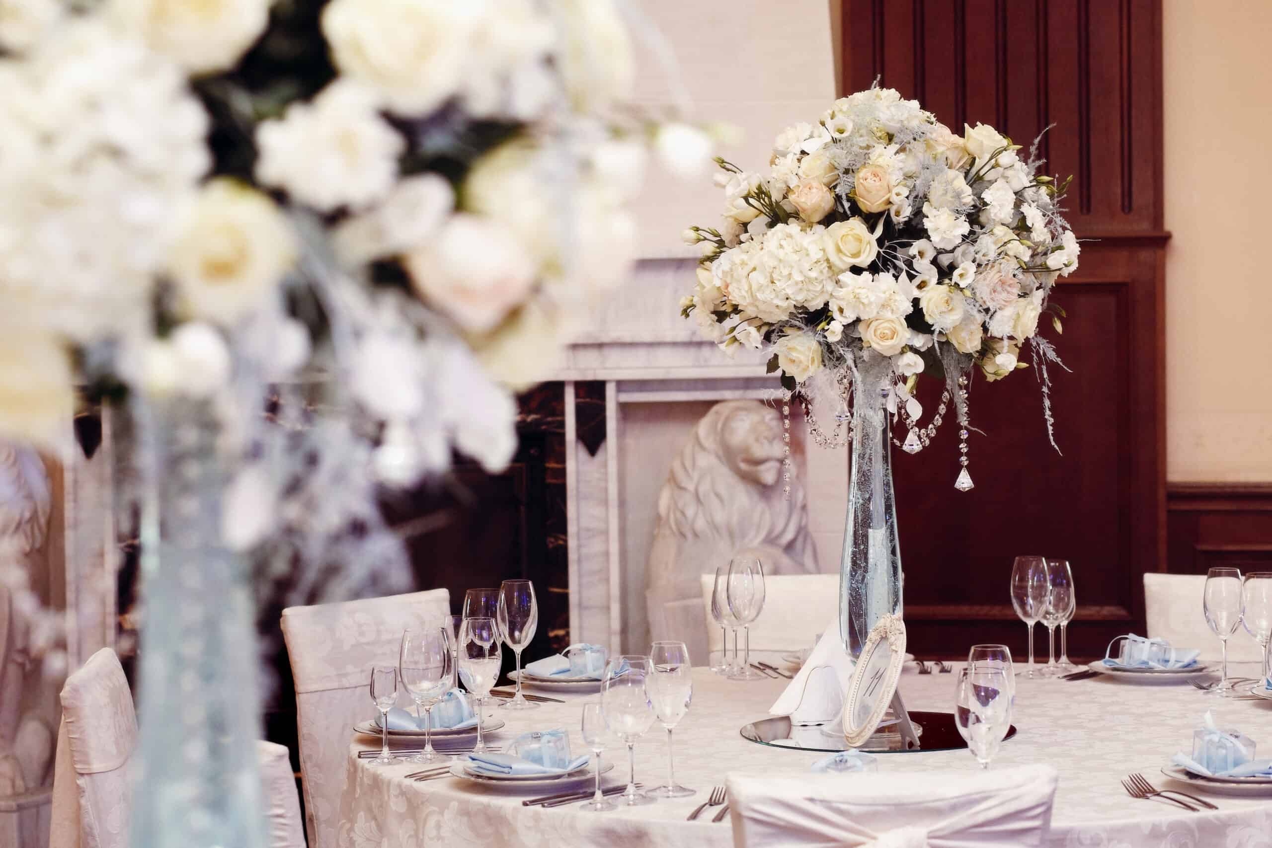Winter Wedding Centerpieces