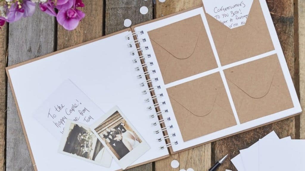 Mini Envelope Wedding Guest Book