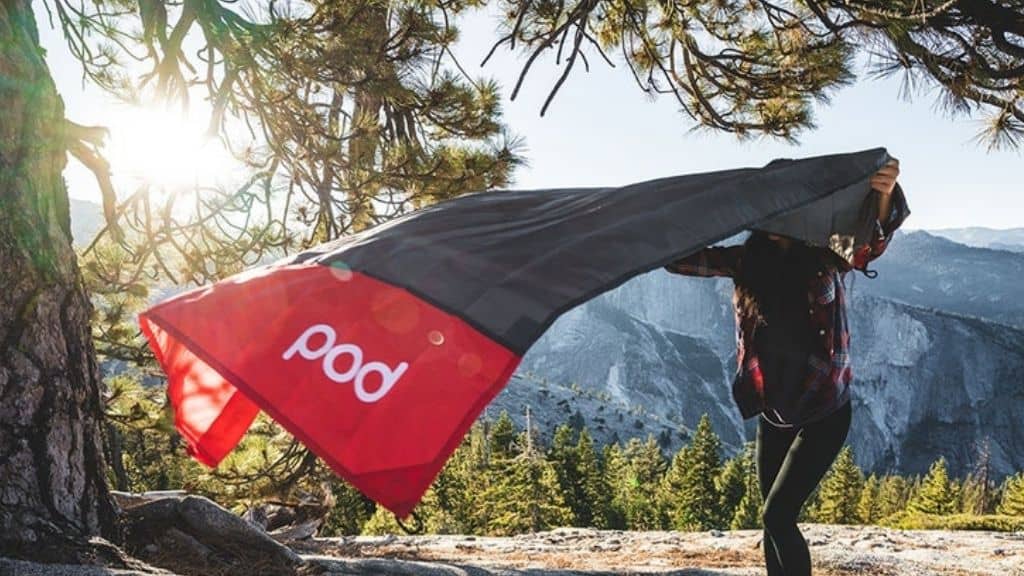 Orange Pod Adventure Pocket Blanket