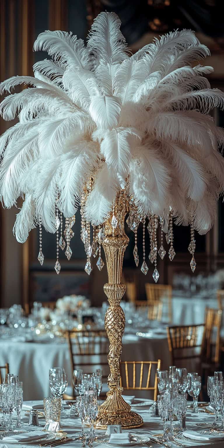 Gatsby Ostrich Feathers