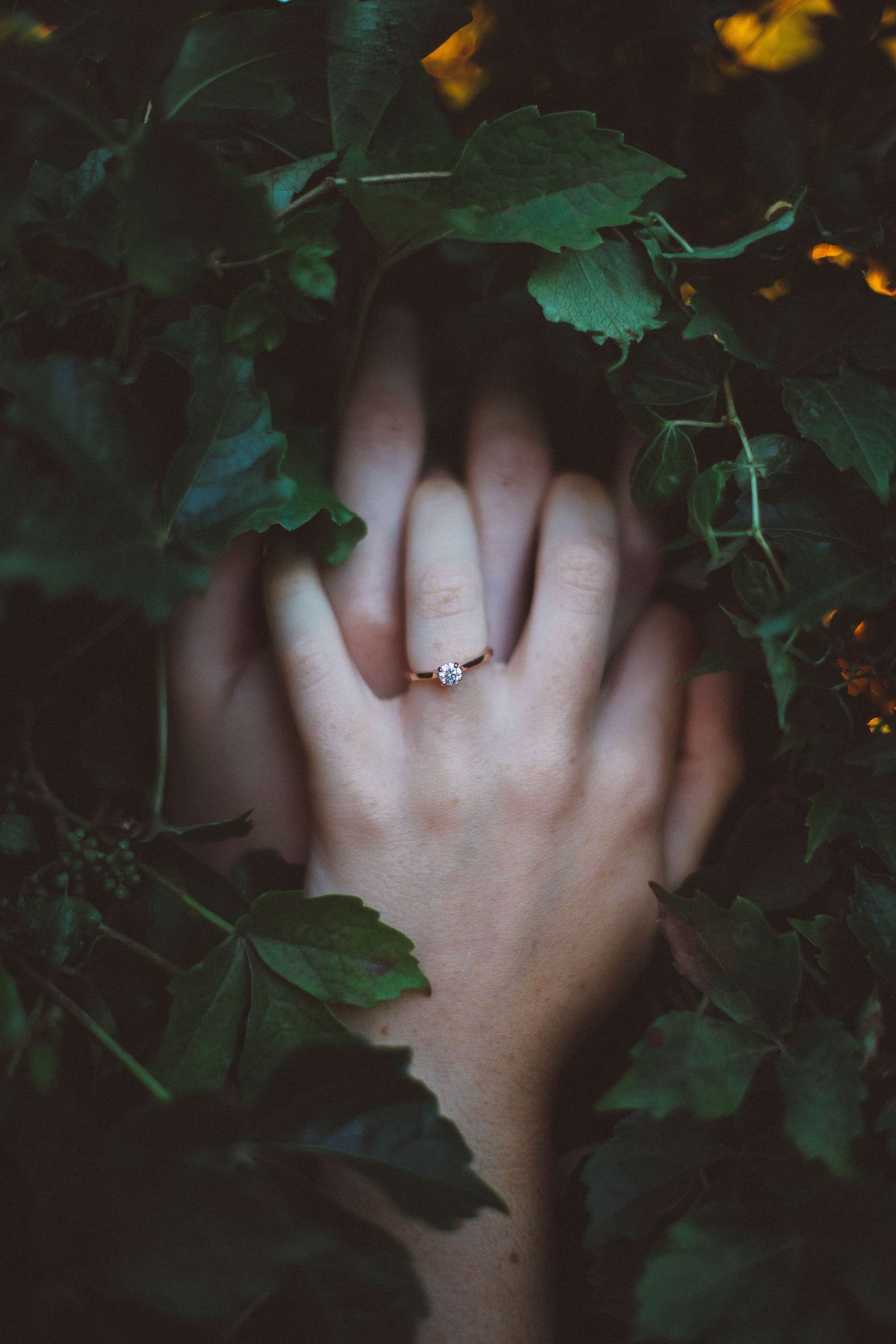Get Into Nature engagement ring photos ideas