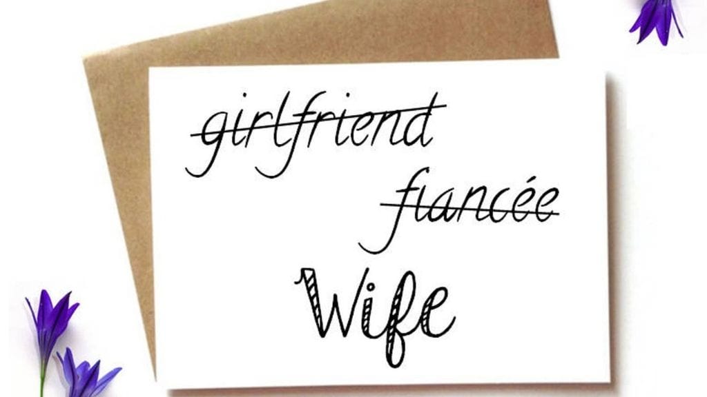 Wedding Day Card for Wife