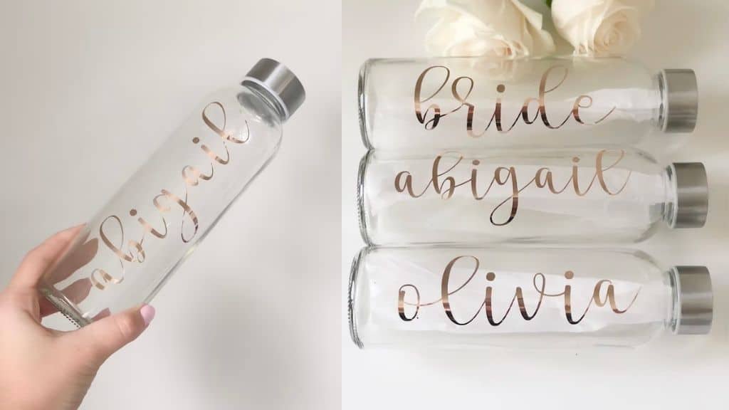 Glass Water Bottle 18oz Capacity